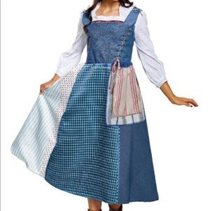 Disney Belle's Village Dress Women's Costume